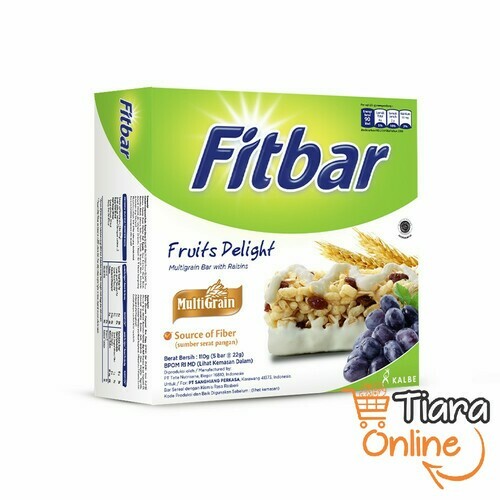 FITBAR - FRUITS : 5X22 GR