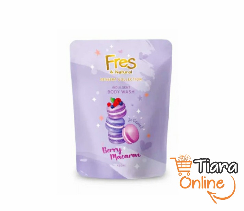 FRES & NATURAL BODY WASH BERRY MACARON REF : 400 ML