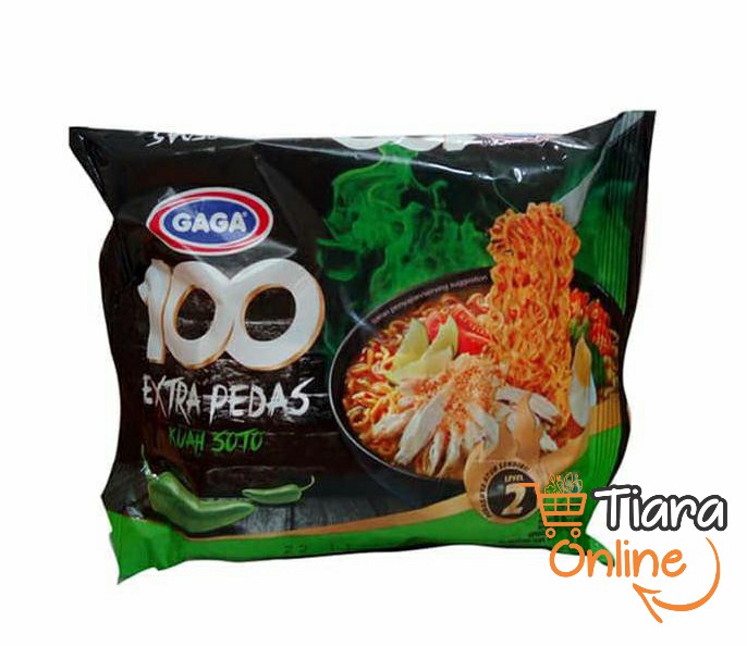 GAGA MIE 100 EXTRA PEDAS KUAH SOTO : 75 GR