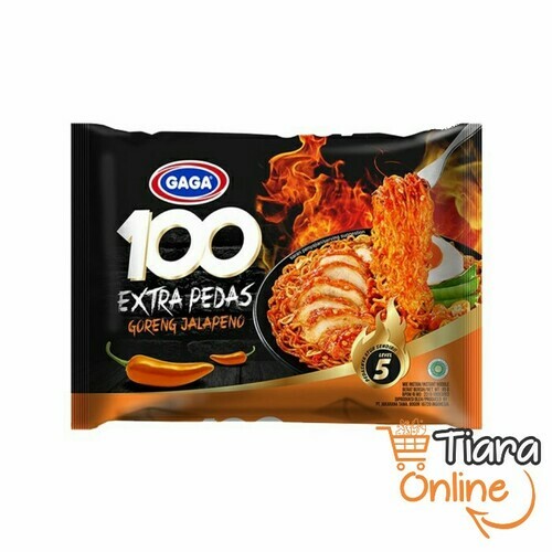 GAGA - MIE 100 GORENG EXTRA PEDAS JALAPENO : 88 GR