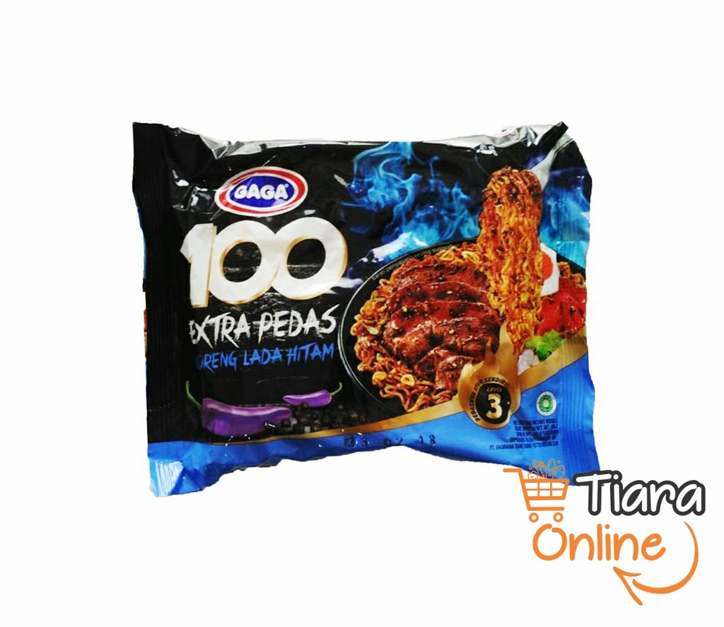 GAGA MIE 100 GORENG LADA HITAM : 85 GR