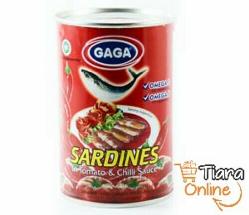 GAGA - SARDINES TOMATO & CHILLI SAUCE : 425 GR