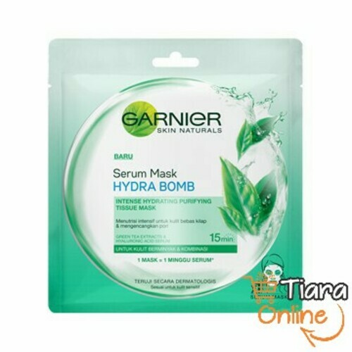 GARNIER - MASK HYDRA BOMB GREEN TEA : 32 GR