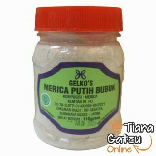 GELKOS - MERICA PUTIH BUBUK : 110 GR