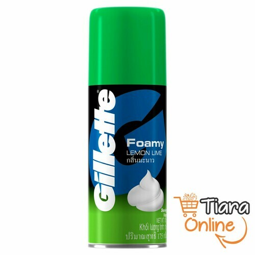 GILLETTE - FOAMY LEMON LIME : 175 GR