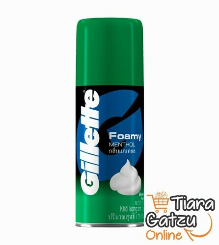 GILLETTE - FOAMY MENTHOL : 175 GR