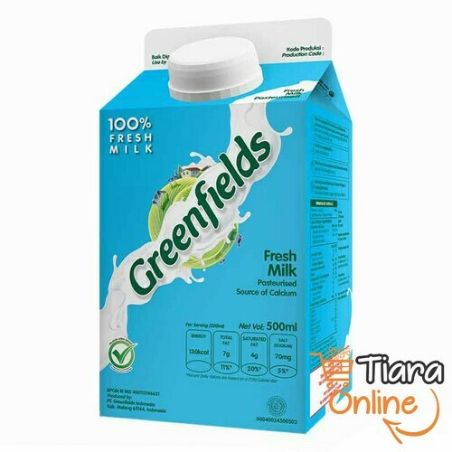 GREENFIELDS - FRESH MILK : 500 ML