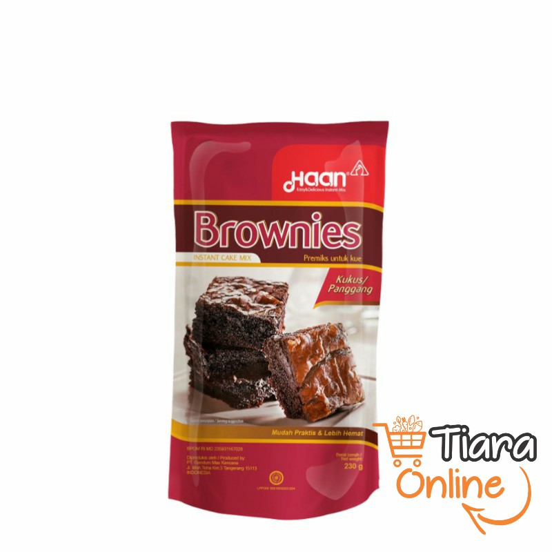 HAAN - BROWNIES KUKUS/PANGGANG : 230 GR