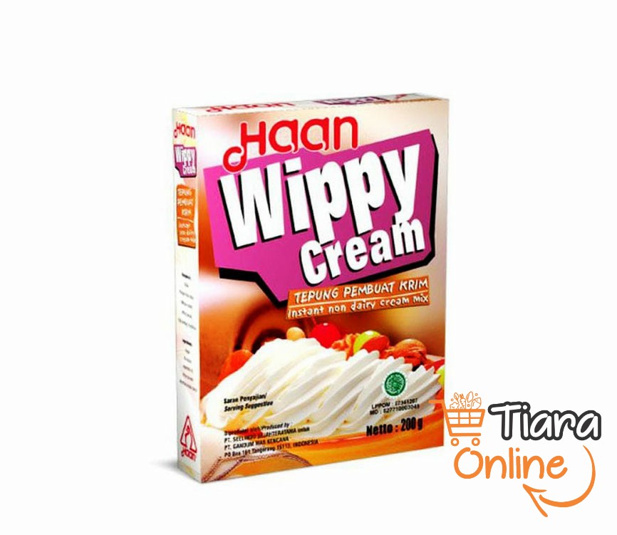 HAAN - WIPPY CREAM : 200 GR