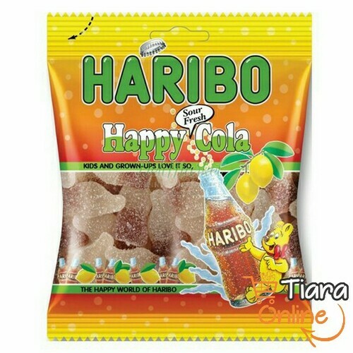 HARIBO - HAPPY COLA SOUR FRESH : 80 GR