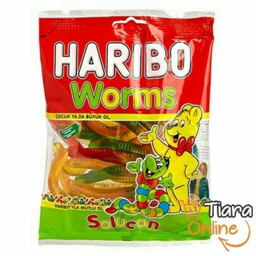 HARIBO - WORMS : 80 GR