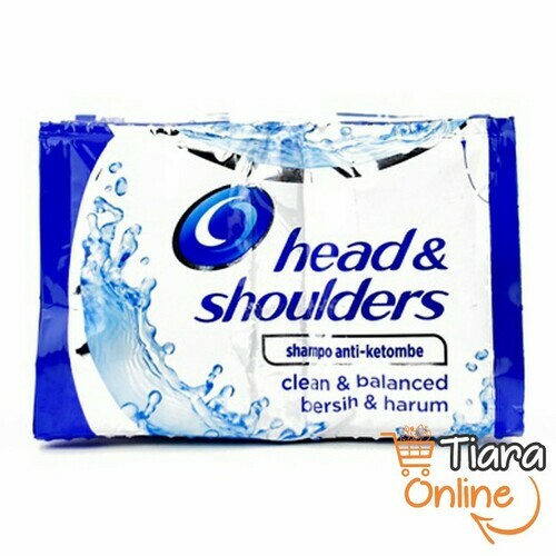 HEAD & SHOULDERS - SHAMPOO CLEAN & BALANCED : 12X10ML