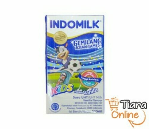 INDOMILK - KIDS UHT VANILA : 115 ML