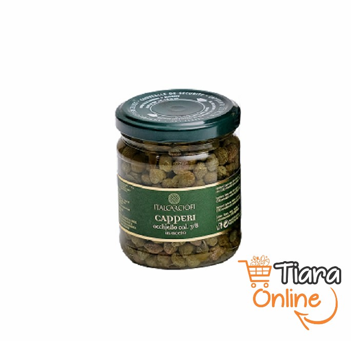 ITALCARCIOFI - CAPPER IN VINEGAR : 180 GR