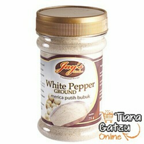 JAY'S - JAYS WHITE PEPPER GROUND : 75 GR