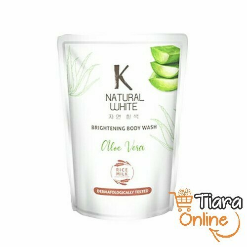 K NATURAL - WHITE BODY WASH ALOE REF : 450 ML