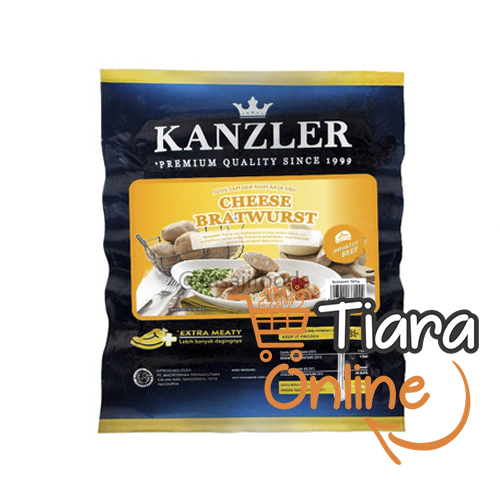 KANZLER - CHEESE BRATWURST : 360 GR