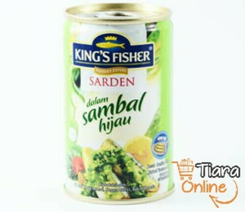 KING'S FISHER - KING\\'S FISHER SARDINE SAMBAL HIJAU : 155 GR