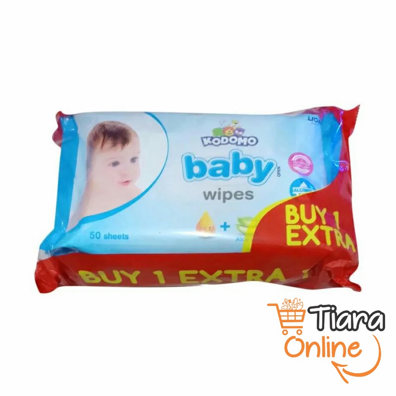 KODOMO - BABY WIPES CLASSIC BLUE : 2X50'S