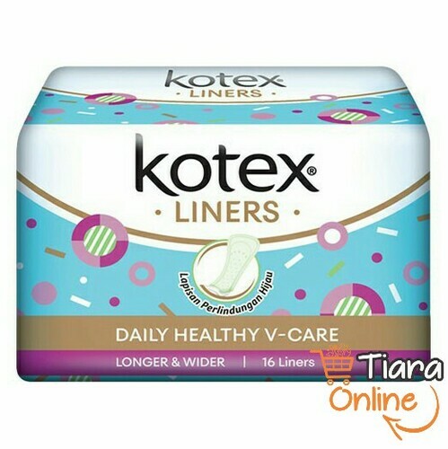 KOTEX - FRESH LINERS LONG & WIDE ANTI BACTERIA : 16'S