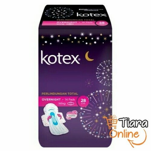 KOTEX - OVERNIGHT GUARDWING 28 CM : 14'S