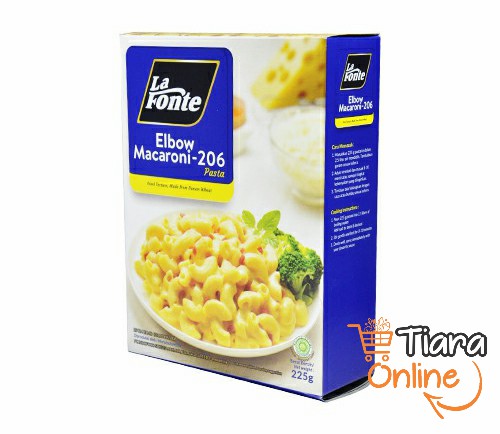 LA FONTE - ELBOW MACARONI 206 : 225 GR