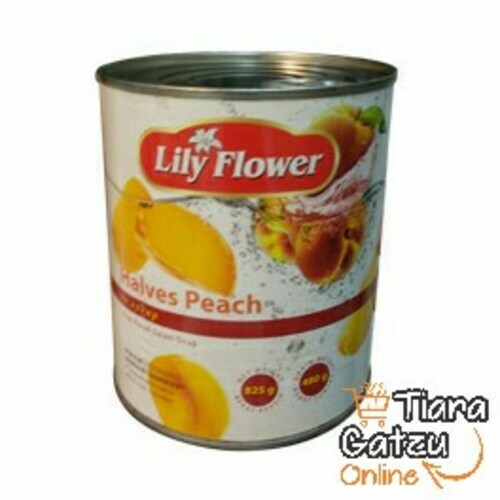 LILY FLOWER - PEACH HALVES : 825 GR