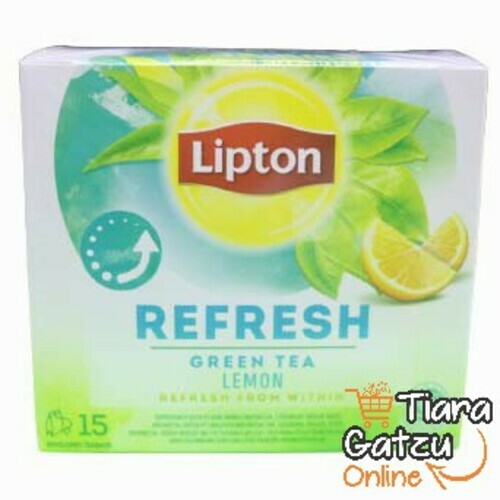 LIPTON - REFRESH GREEN TEA : 15X1.6 GR