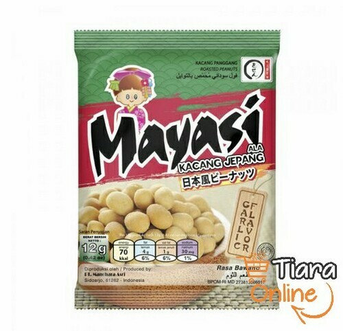 MAYASI - KACANG JEPANG BAWANG : 12 GR