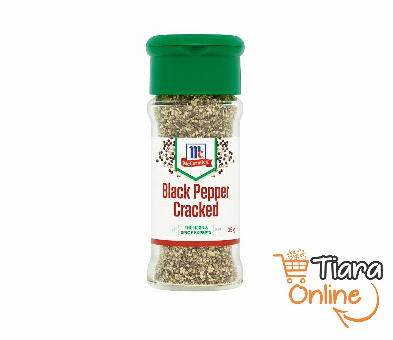 MC CORMICK - BLACKPEPPER CRACKED : 35 GR