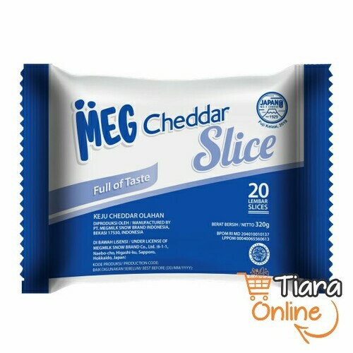 MEG - CHEDDAR SLICE 20\\'S : 320 GR