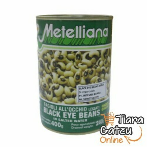 METELLIANA - BLACK EYE BEANS : 400 GR