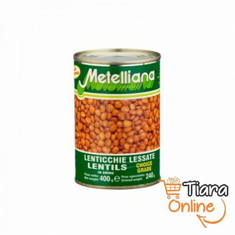 METELLIANA - LENTILS : 400 GR