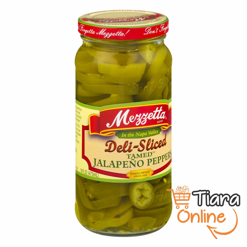 MEZZETTA - TAMED JALAPENO PEPPER : 473 ML