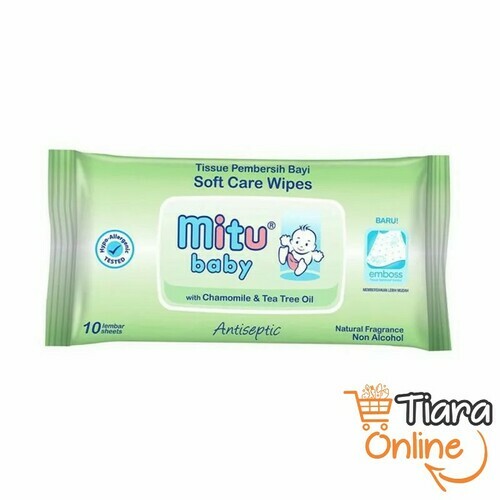 MITU - BABY WIPES ANTISEPTIC : 10'S