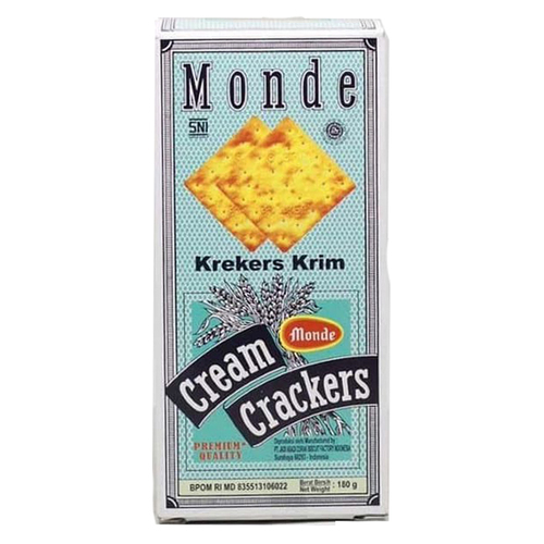 MONDE - CREAM CRACKERS : 180 GR