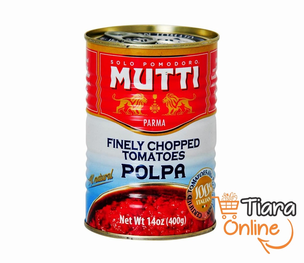 MUTTI - POLPA CHOPED TOMATOES : 400 GR