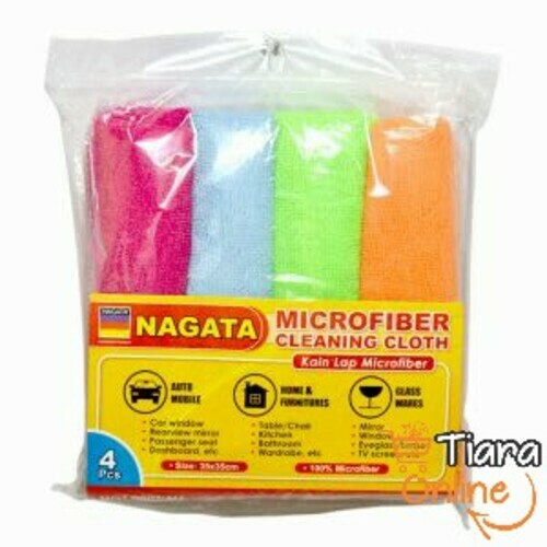 NAGATA - KAIN LAP MICRO FIBER 4PCS : 35X35CM