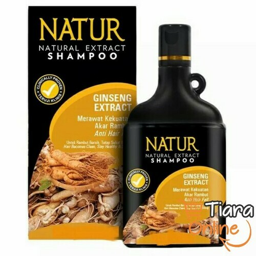 NATUR - SHAMPOO EXTRACT GINSENG : 80 ML