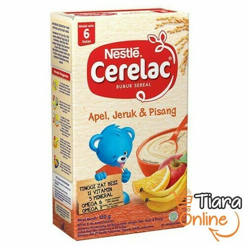 NESTLE - BUBUR APEL,JERUK & PISANG BOX : 120 GR