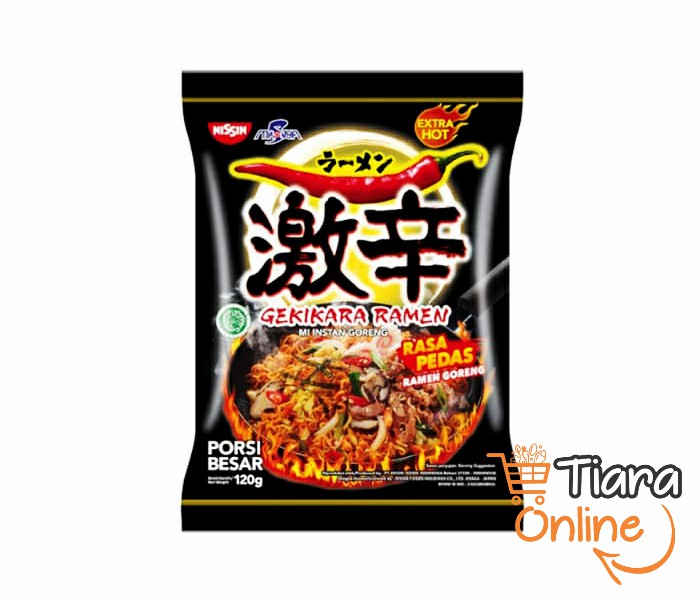 NISSIN - GEKIKARA RAMEN GORENG EXTRA HOT : 120 GR