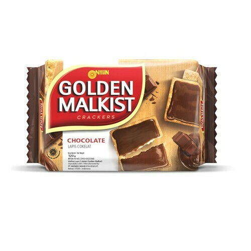 NISSIN - GOLDEN MALKIST CHOCOLATE : 120 GR