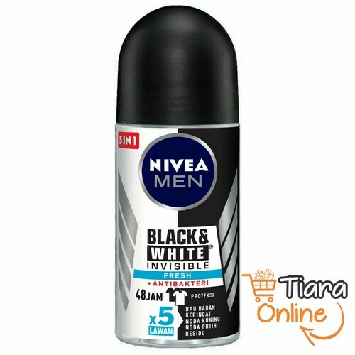 NIVEA - MEN DEO ROLL ON BLACK & WHITE : 50 ML