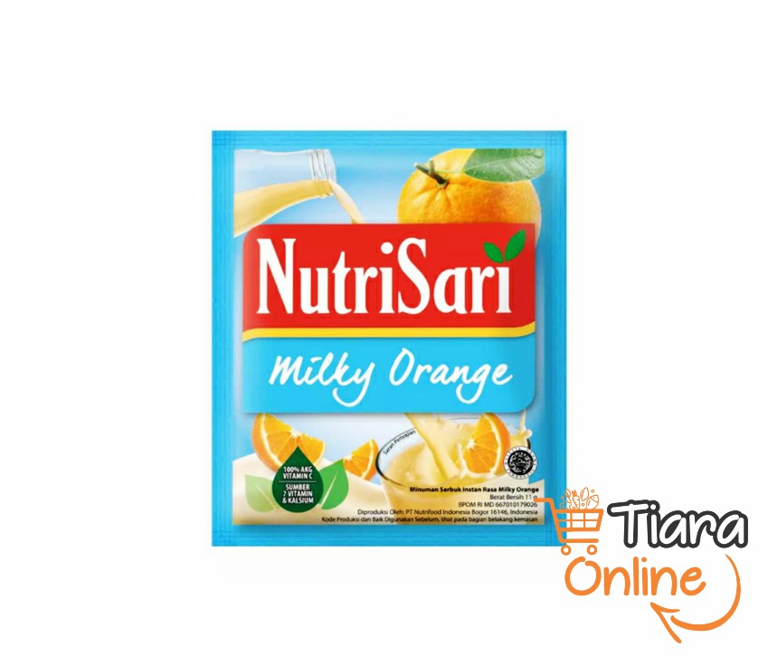 NUTRISARI - MILKY ORANGE : 10X11 GR