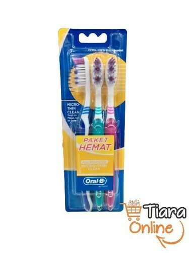 ORAL B - 123 ALL ROUND MICRO THIN SIKAT GIGI : B2G1