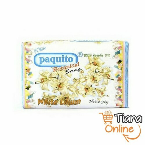 PAQUITO - WHITE LILIUM BOTANICAL SOAP : 90 GR