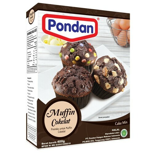 PONDAN - MUFFIN COKELAT : 400 GR