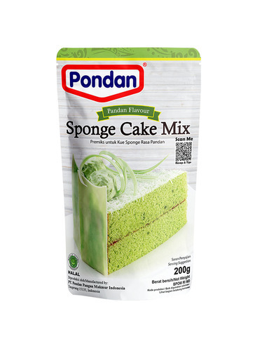 PONDAN SPONGE CAKE MIX PANDAN : 200 GR