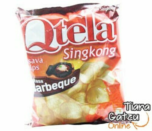 QTELA - CASSAVA CHIPS BARBEQUE : 185 GR