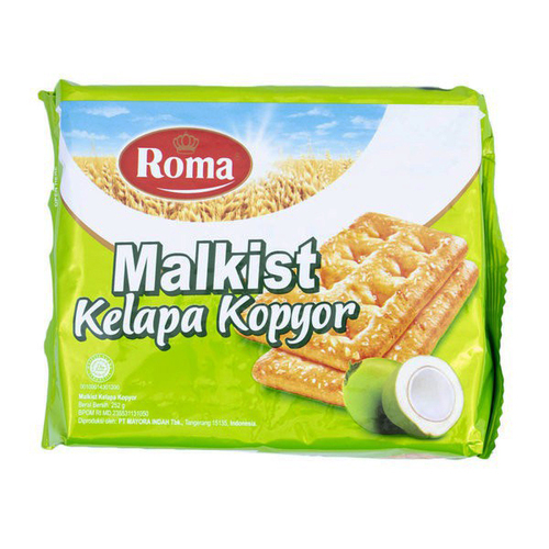 ROMA - MALKIST KELAPA KOPYOR : 252 GR